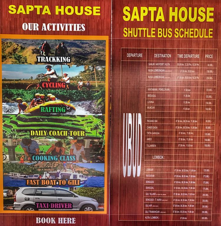Sapta House Ubud Esterno foto